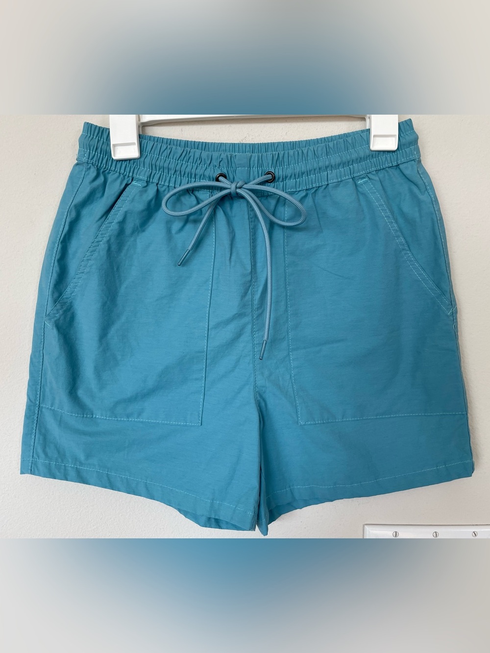 PacSun Mens Volley Light Aqua Blue Outdoor Mesh Lined Swim Board Shorts Small